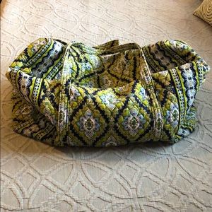 Vera Bradley large overnight duffel.